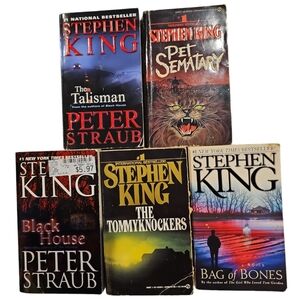 Stephen King Novels paperback lot of 5 scary horror reading